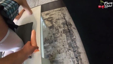 Szöszi asszony alaposan popón baszva és teletöltve Thumb